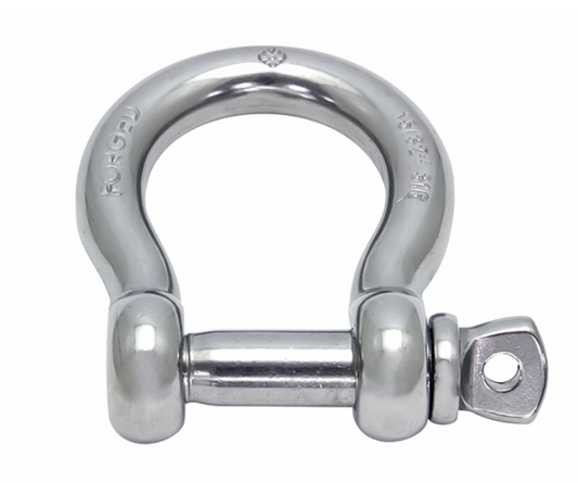 Bow Shackle with Screw Pin – Forged